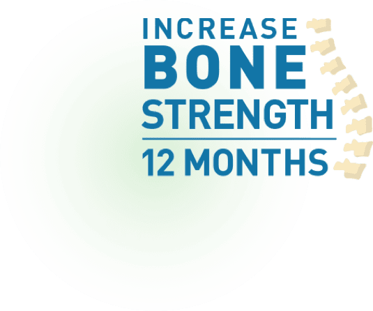 Increase bone strength in 12 months